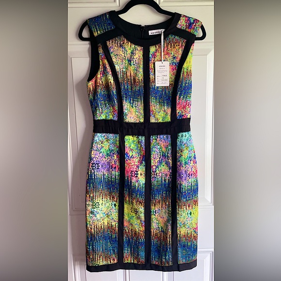 Adore Dresses & Skirts - Sale💃🔥 NWT STUNNING Multicolored Kaleidoscope Midi Sheath Dress
